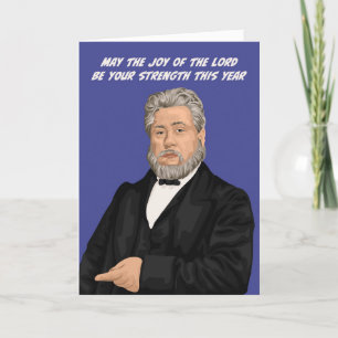Agradecimento Charles Spurgeon Joy do Cartão de Aniversário do S