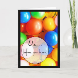 Agradecimento Cheio e Cartão de Retenção ou Movimentação do Balã