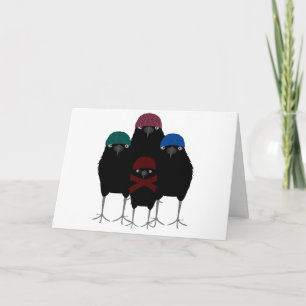 Agradecimento Chill Crows - Cartão de Saudação