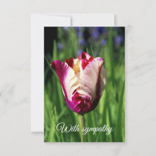 Agradecimento Com cartão de simpatia