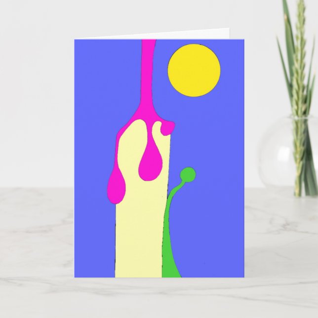 Agradecimento COMPROU UMA VELA NOVA - Cartão de Arte (Frente)