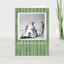 Agradecimento Construir Belas Memórias Cartão de Férias de Natal