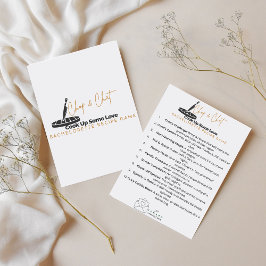 Agradecimento Cozinhe um pouco de amor Cartão de Jogo de despedi