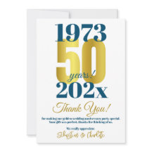 Agradecimento da Festa de Aniversário de 50 Anos d