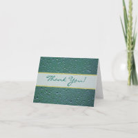 Agradecimento de Casamento com Fundo de Gotículas