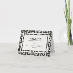 Agradecimento de Casamento Personalizado Japonês S