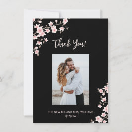 Agradecimento de Casamento Rosa Flor de Cerejeira