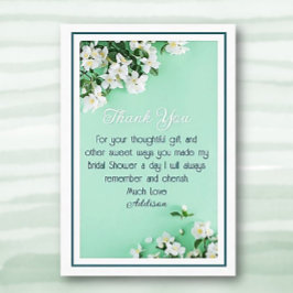 Agradecimento de Chá de Noiva Personalizado Encant