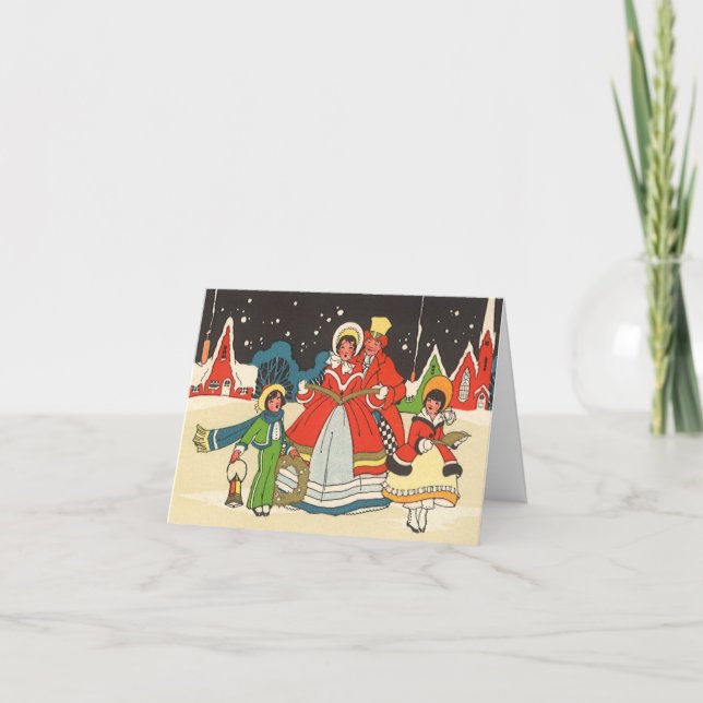 Agradecimento de Natal Vintage (Frente)