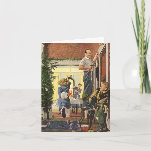 Agradecimento de Natal Vintage (Frente)