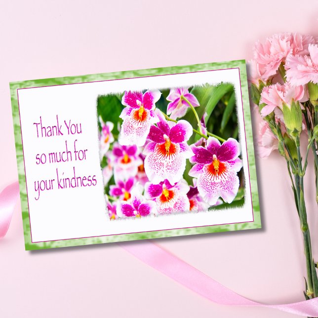Agradecimento de Orquídea Tropical Obrigado  (Criador carregado)
