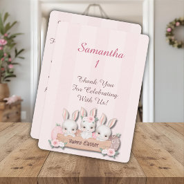 Agradecimento de Primeiro Aniversário de Páscoa - 