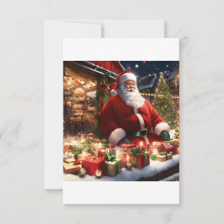 Agradecimento Desejos Festivos: Uma Boutique de Cartão de Natal