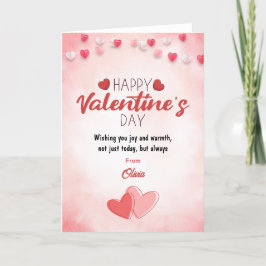 Agradecimento Doces Momentos de Amor Cartão de Saudação de Dia d