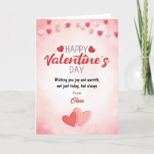 Agradecimento Doces Momentos de Amor Cartão de Saudação de Dia d