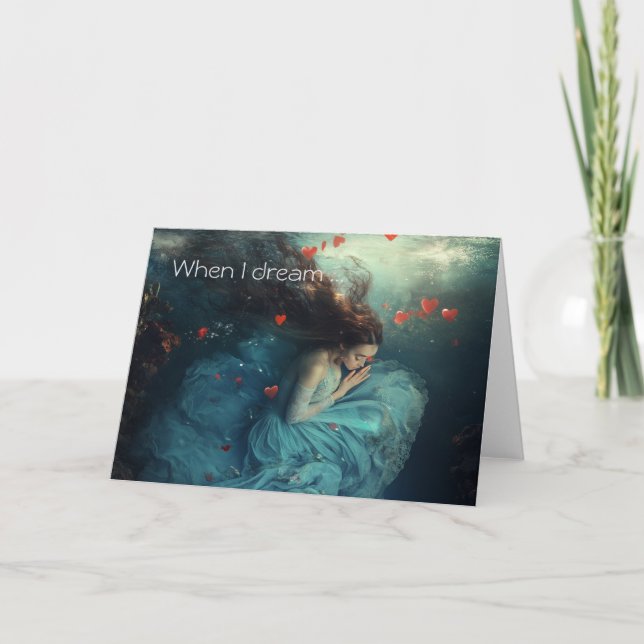 Agradecimento Dreaming of Love, Cartão de Dia de os namorados (Frente)