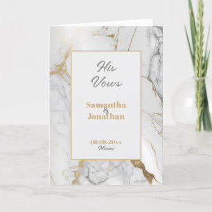 Agradecimento Elegante Cinza Dourada Marble Seu Cartão De Voto