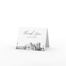 Esboço da Silhueta de Indianapolis em Cartão de Ag