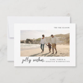 Agradecimento Esta é a estação | Cartão de Natal simples