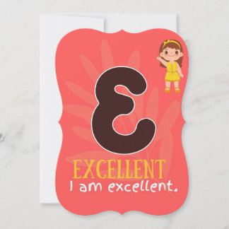 AGRADECIMENTO EU SOU O CARTÃO DE AFIRMAÇÃO ALPHABET E PARA CRIAN