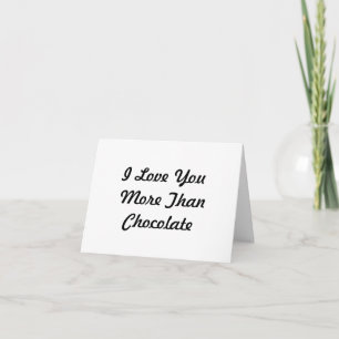 Agradecimento Eu Te Amo Mais Do Que Cartão De Chocolate