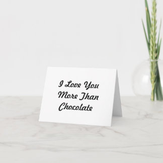 Agradecimento Eu Te Amo Mais Do Que Cartão De Chocolate