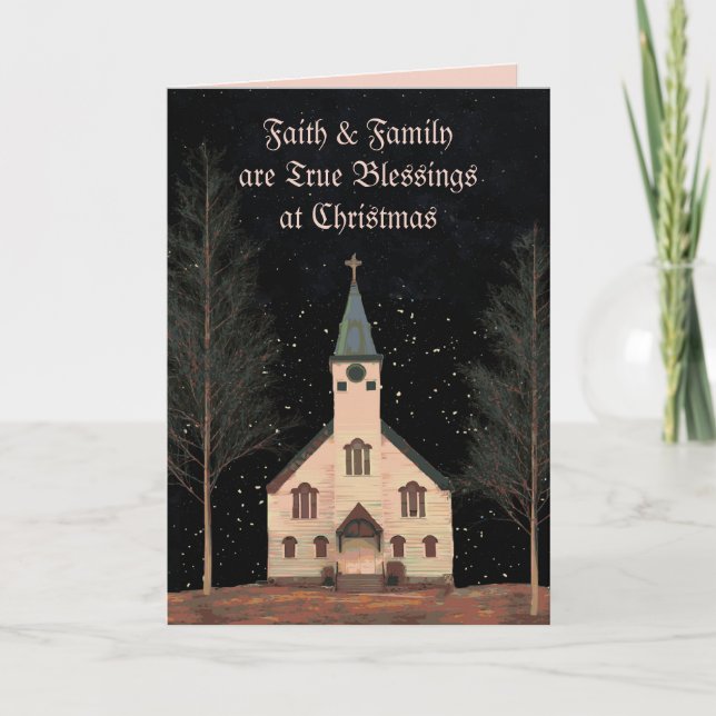 AGRADECIMENTO FAIXA NO CARTÃO DE NATAL DA FAMÍLIA (Frente)