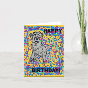 Agradecimento Feliz Cartão de Dentro de aniversário