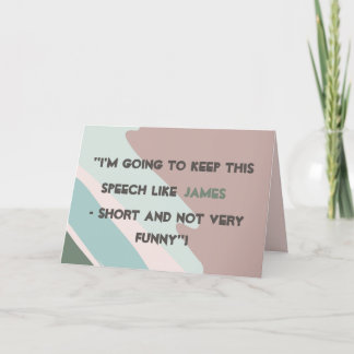 Agradecimento Feliz Cartão de Dia do Divórcio