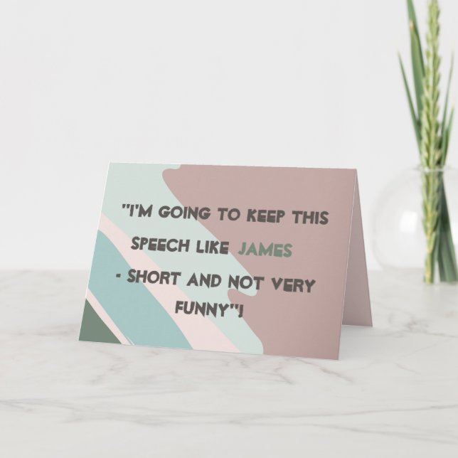 Agradecimento Feliz Cartão de Dia do Divórcio (Frente)