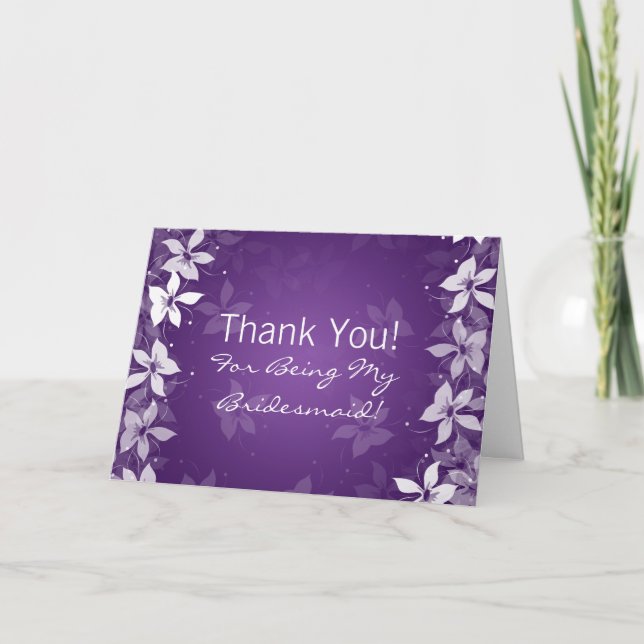 Agradecimento Floral às Damas de Honra Exóticas Fl (Frente)