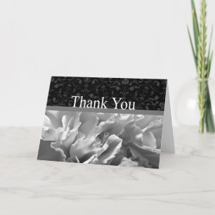 Agradecimento Floral Damask em Branco
