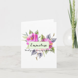 Agradecimento Floral Personalizado para madrinha d
