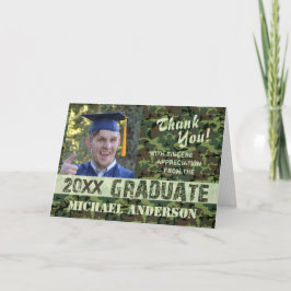 Agradecimento Graduação 2023 Obrigado Cartão com fotos de Camouf