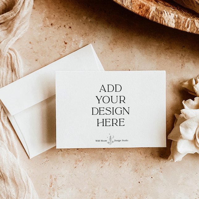 Agradecimento Impressão de Cartão de Resposta Horizontal de 3,5x (Criador carregado)