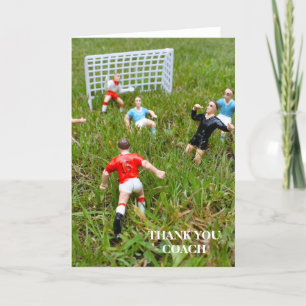 Agradecimento Jogadores/Futebol Obrigado Cartão de Saudação do T