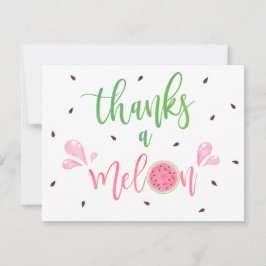 Agradecimento Melancia Agradecendo um Melão Cartão de Agradecime