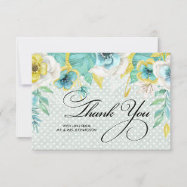 Agradecimento Menta | Cartão De Casamento De Agradecimentos Amar