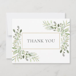 Agradecimento Moderno de Negócios com Aguarela Ver