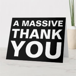 Agradecimento Muito Obrigado, Grande Cartão De Saudação