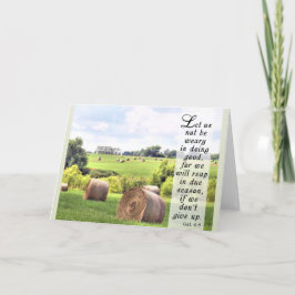 Agradecimento Não Desistir - Cartão de Escritura