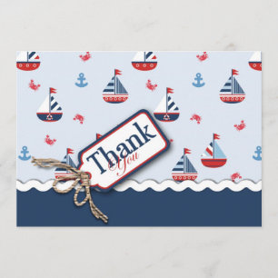 Agradecimento Navios Ahoy! Cartão 2 de TY