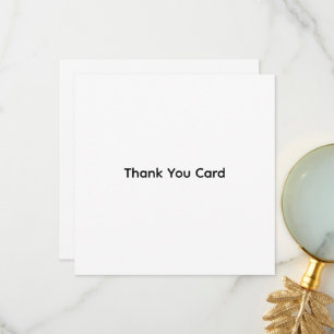 Agradecimento Negócios Personalizados   5,25" x 5,25" Cartão de 