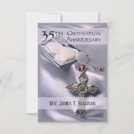 Agradecimento Nome do Cartão de Oração 35º Anniversário da Orden