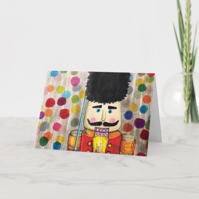 Agradecimento Nutcracker - Cartão de Férias (Frente)