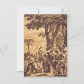 Agradecimento O Achado de Moisés Cartão Santo de Arte Bíblica