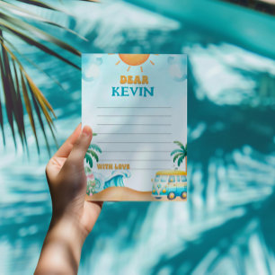 Agradecimento O Grande Cartão de Cápsula de Aniversário, Surf