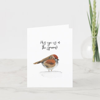 Agradecimento O olho dele está no Cartão de Presente