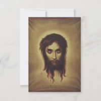 O Santo Rosto De Jesus Cartão Devocional