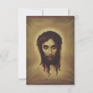 Agradecimento O Santo Rosto De Jesus Cartão Santo | Pater Noster